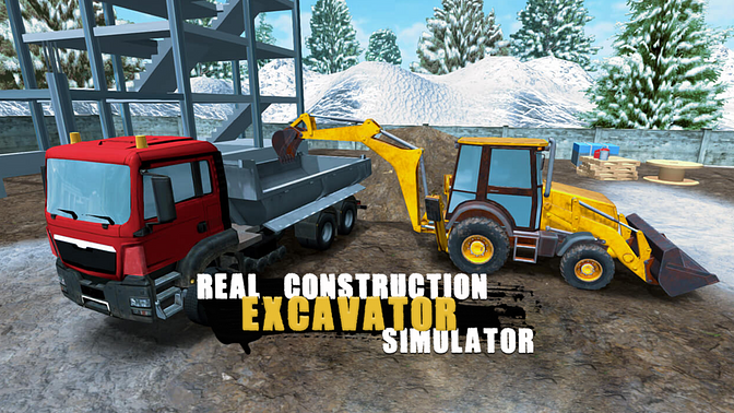 Real Construction Excavator Simulator