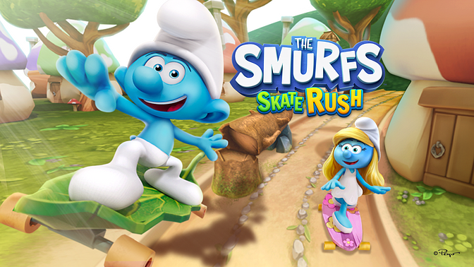 The Smurfs Skate Rush