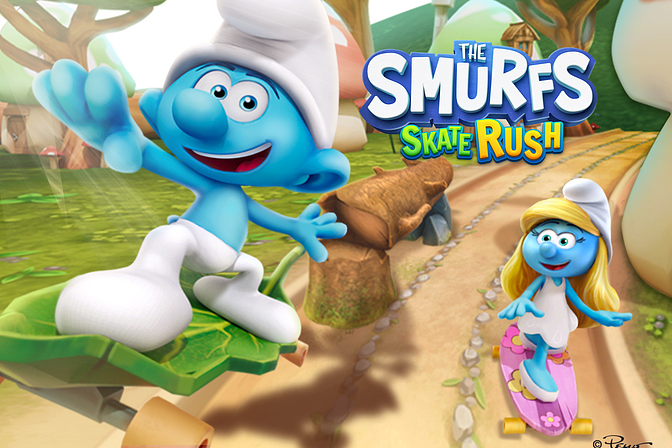 The Smurfs Skate Rush