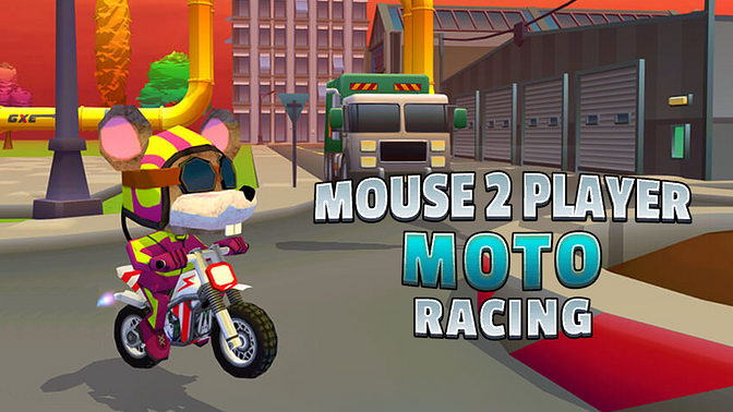 Mouse 2 Player Moto Racing