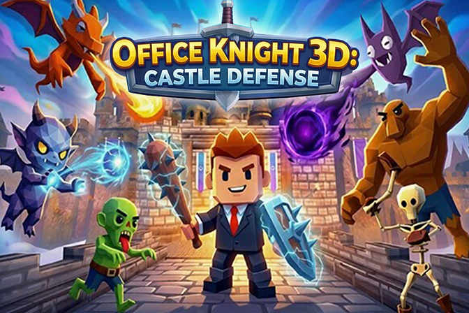 Office Knight 3D: Castle Defence