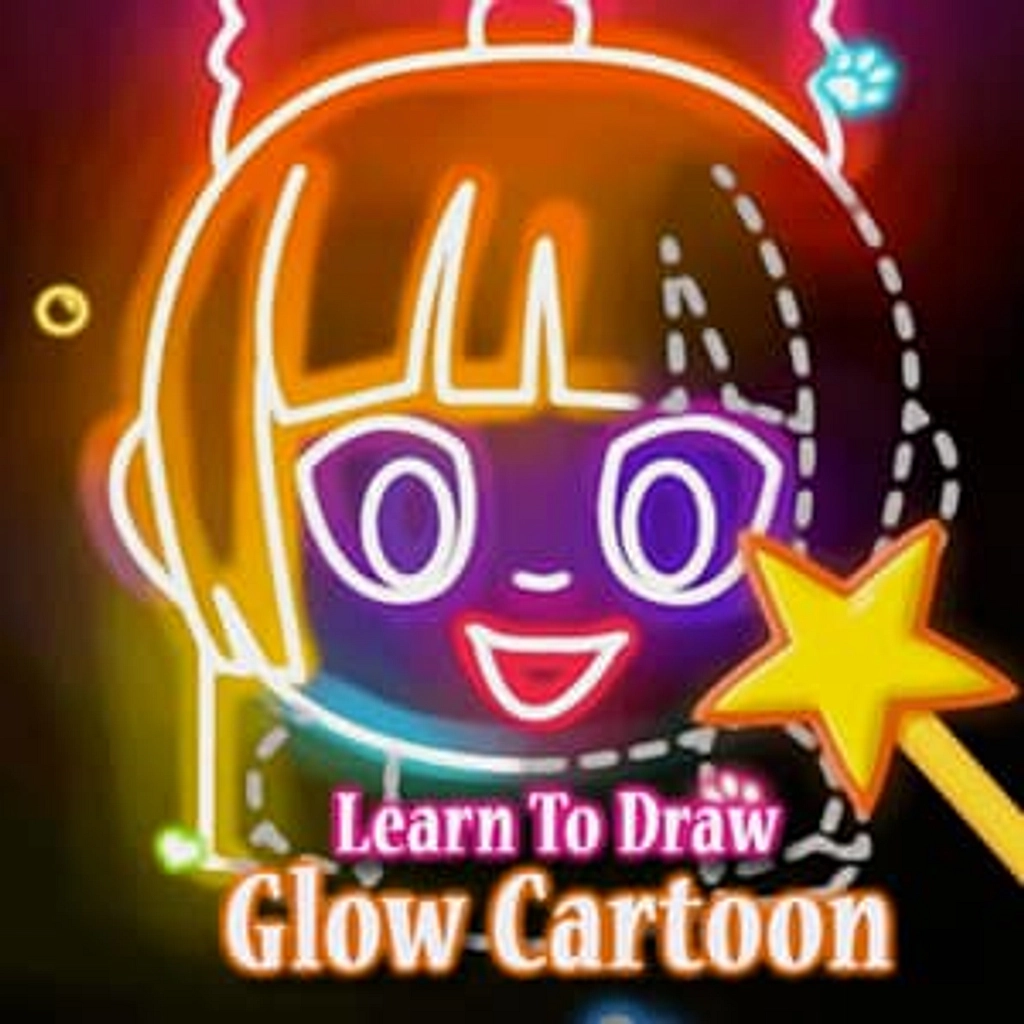 Jogo Learn to Draw Glow Cartoon no Jogos 360