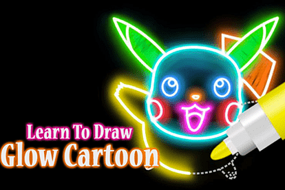Learn to Draw Glow Cartoon